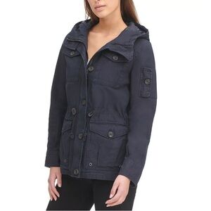 Levi's® Twill Hooded Military-Style Jacket